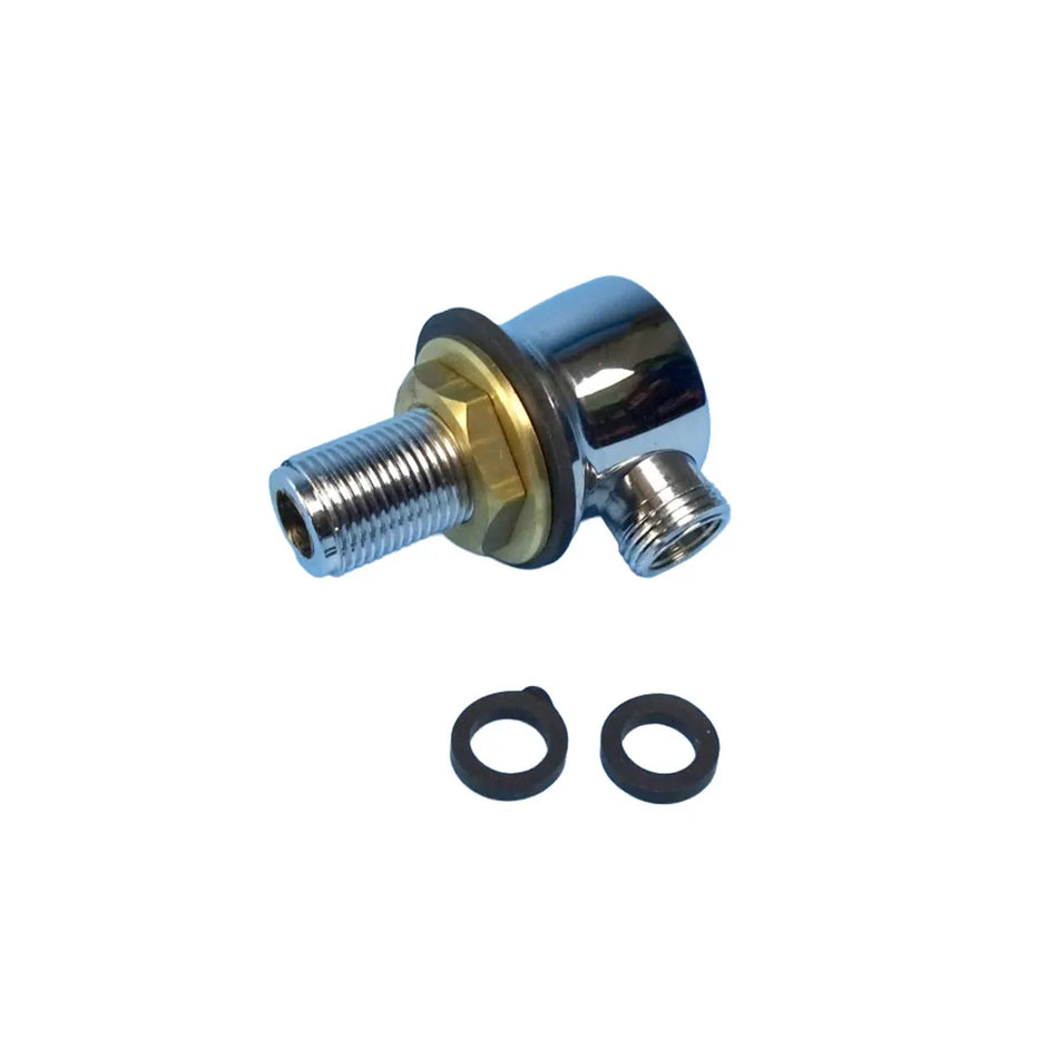 Through Bulkhead Elbow Connector