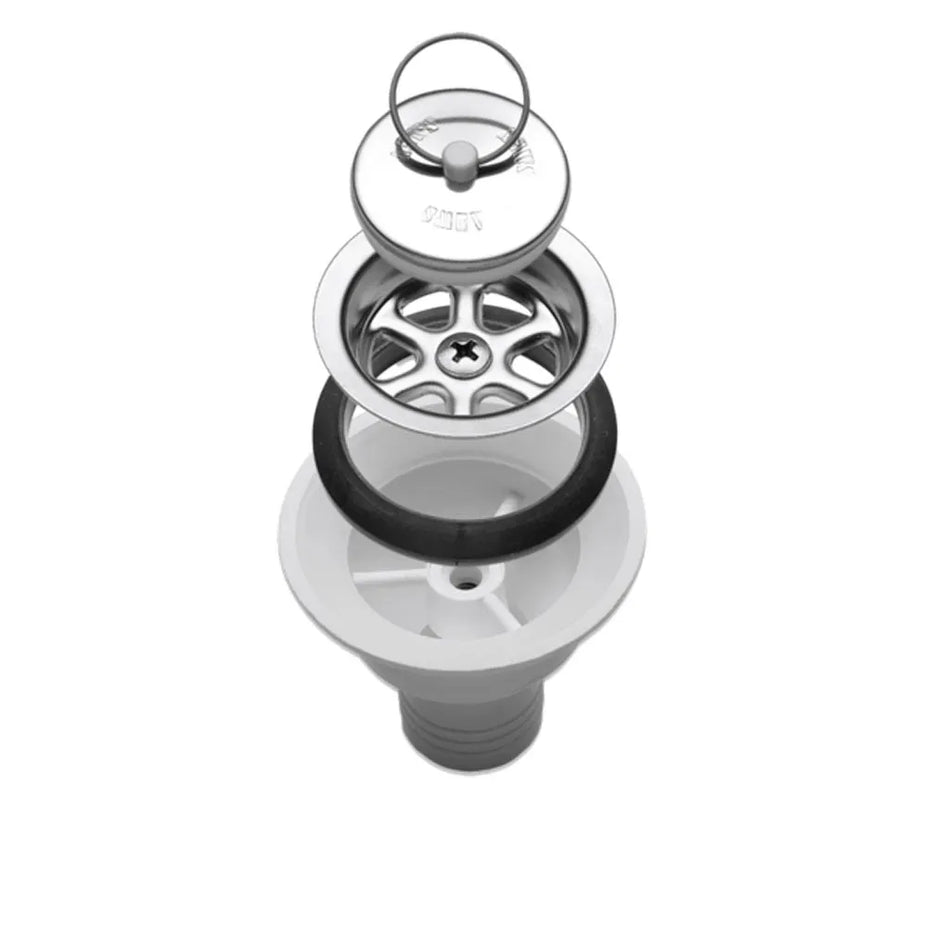 Straight Waste Outlet 25mm