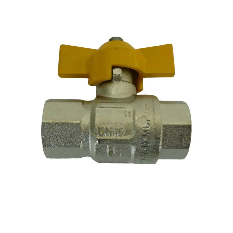 Brass Gas Ball Valve 1/4" BSP