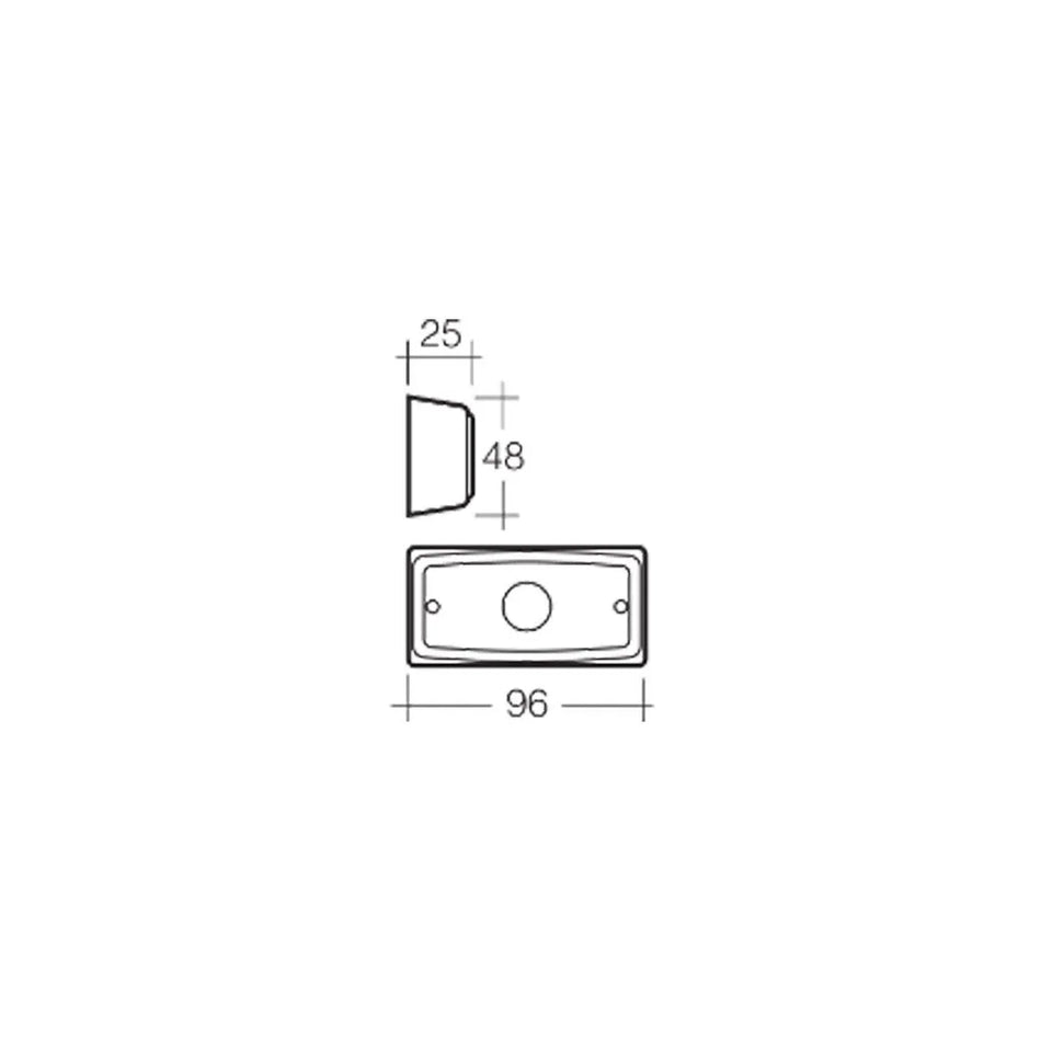 Narva Front Marker Light Clear Incandescent