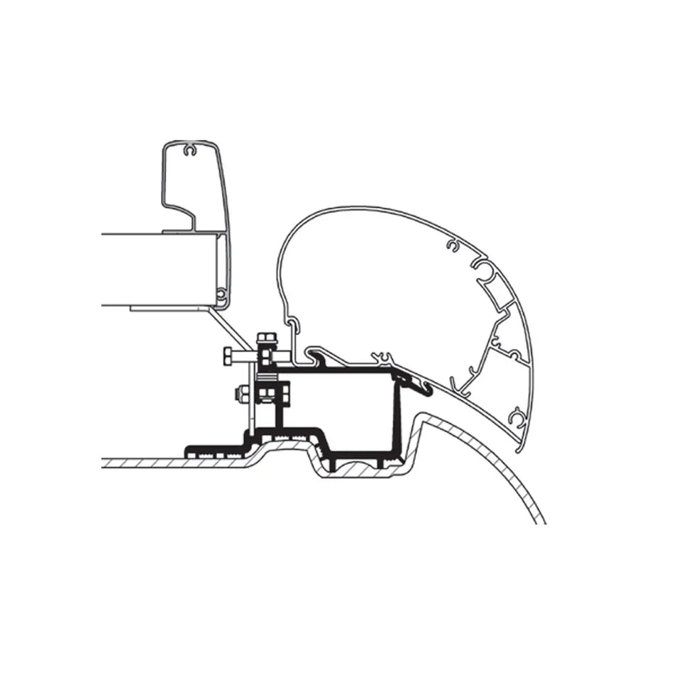 Thule 6200 / 6300 Roof Mount Kit - Sprinter after 2007/VW 2006-16