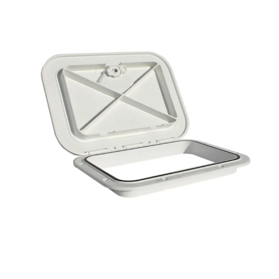 White Hatch 300 x 200mm Cutout