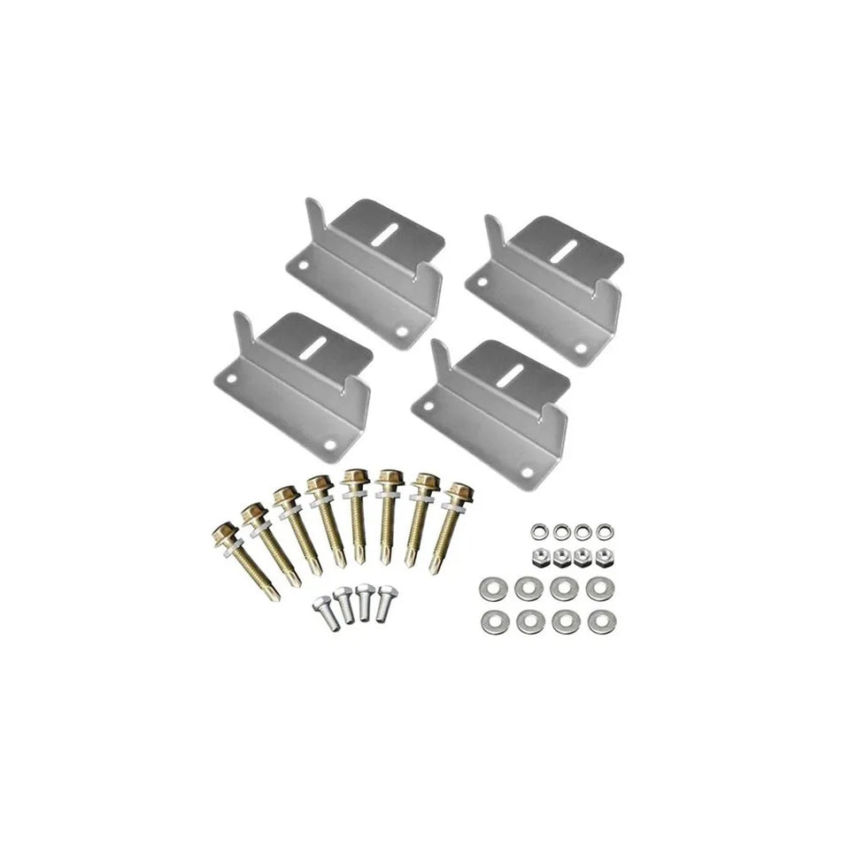 Solar Panel Brackets Z Shape 4 pieces with screws