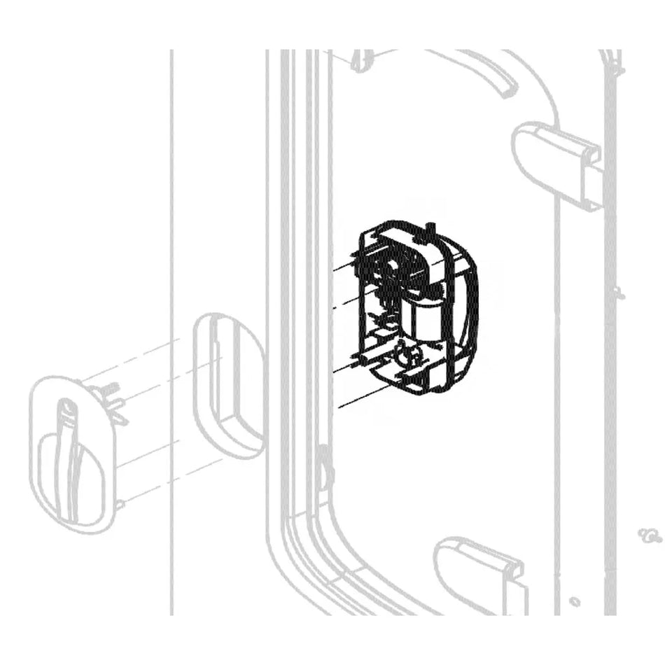 Dometic Inner Handle Complete Right Hand Hinge - BG1412 Right Hand