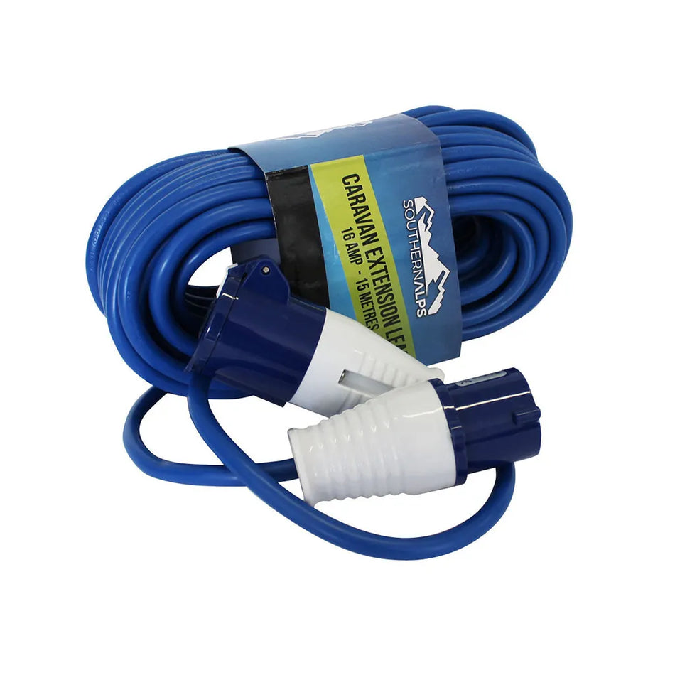 15 Metre Caravan Or Motorhome Mains Power Lead 16A