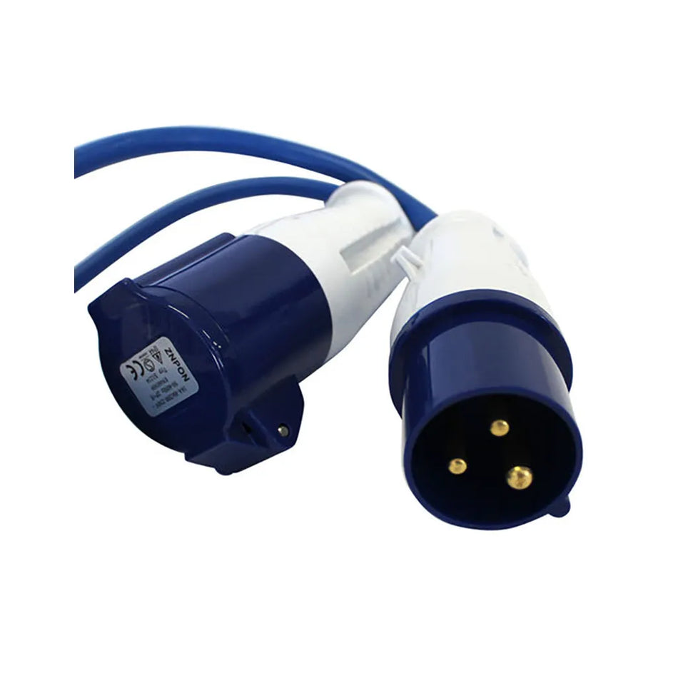 15 Metre Caravan Or Motorhome Mains Power Lead 16A