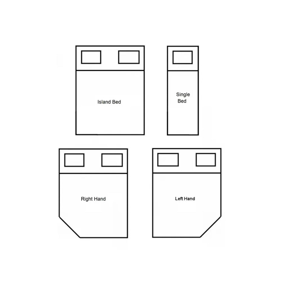 BI-OME Island Bed Mattress Protector 130/140 x 190/200