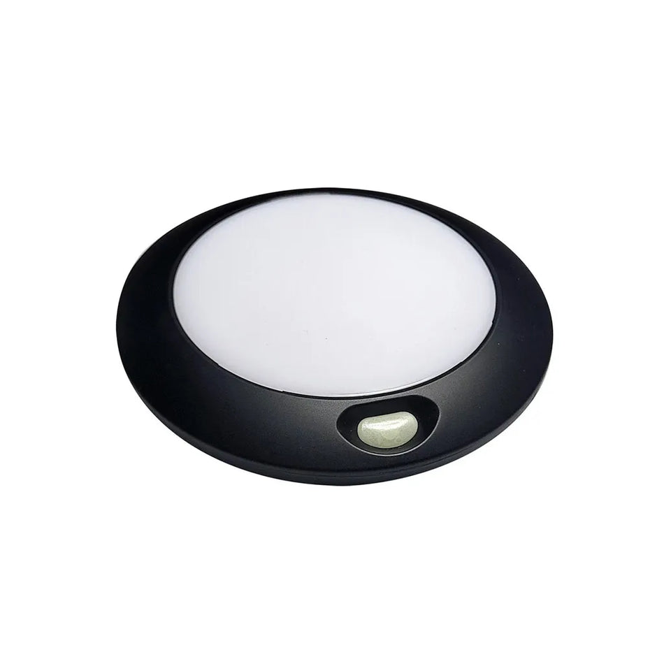 Black Auras 130mm LED Interior / Exterior Light - Cool White