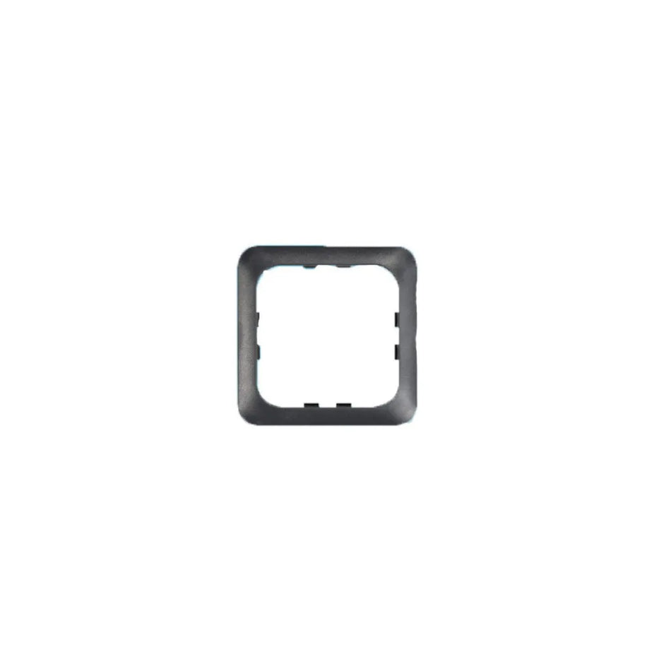 C-Line 1 Way Face Plate Rounded - Black