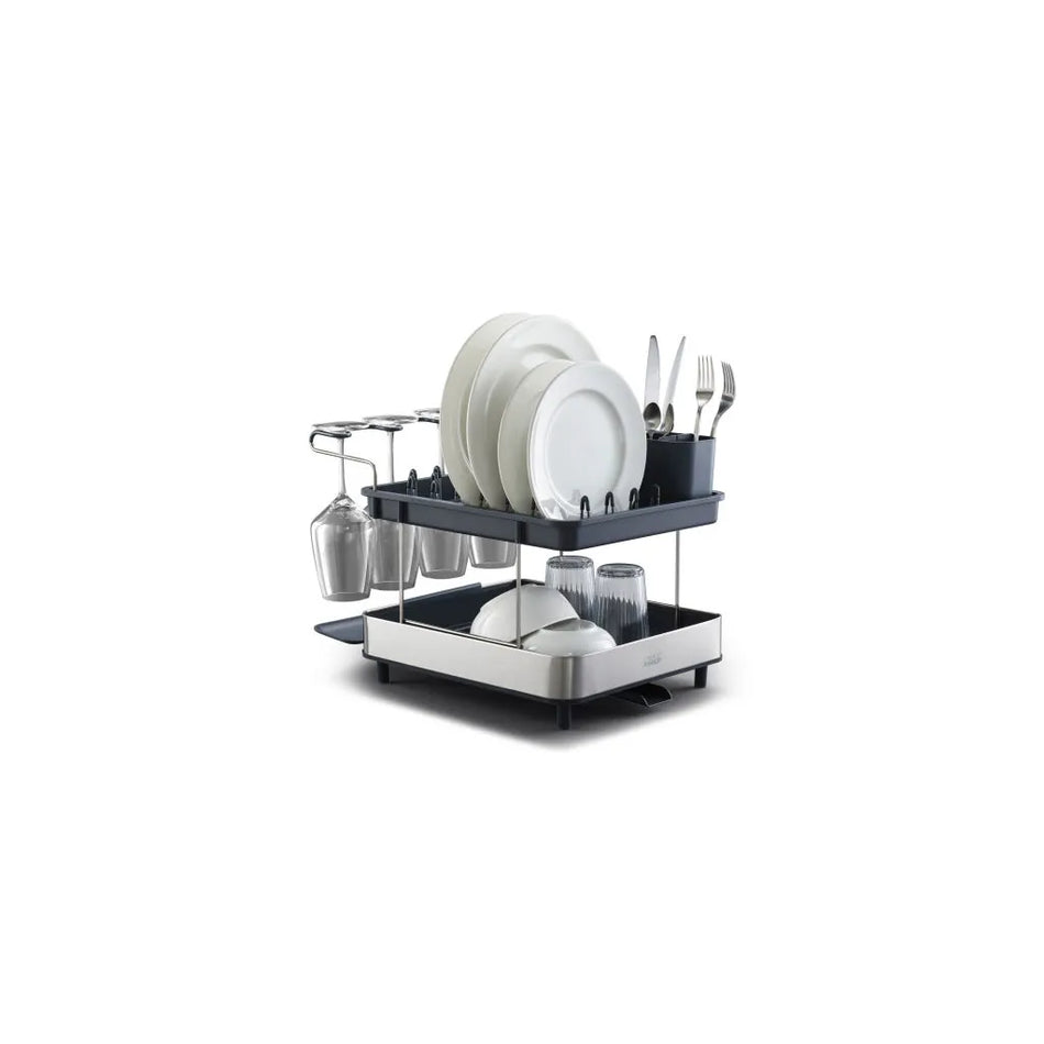 JJ Stainless Steel 2 Tier Dish Rack