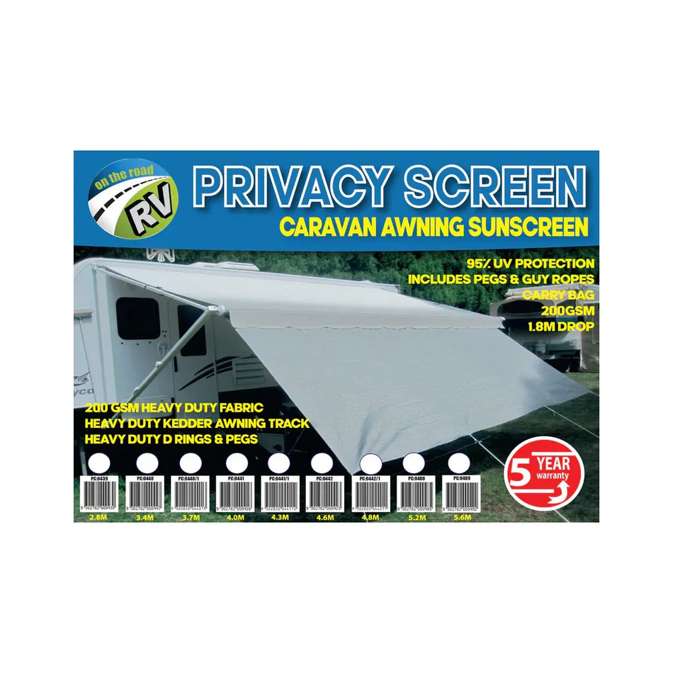 On The Road Privacy Screen