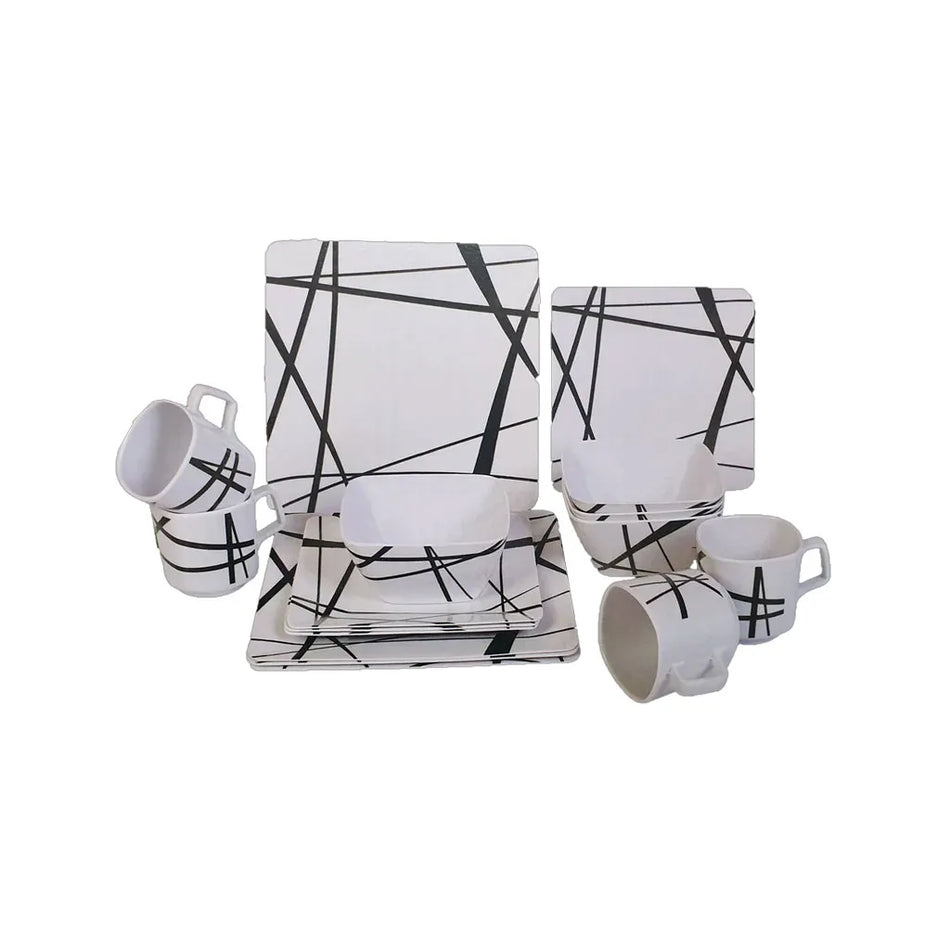 Royal 16 Piece Melamine Set - Mystique