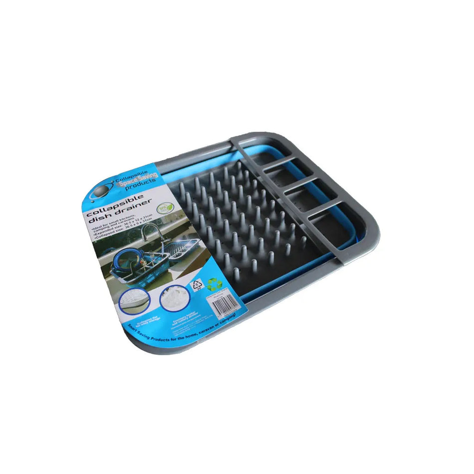 Collapsible Dish Drainer - Blue