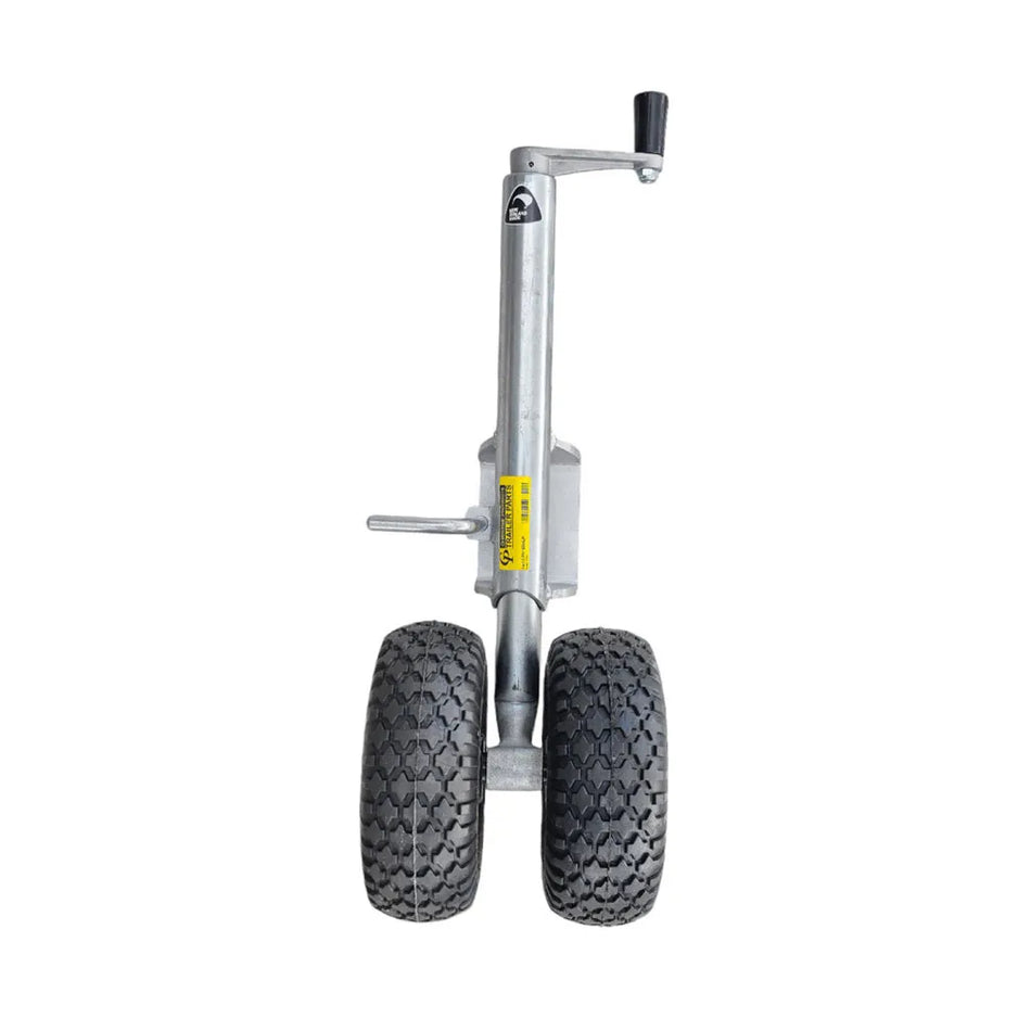 Jockey Wheel 500kg - 245 x 90 Alloy Twin Wheel Bolt On